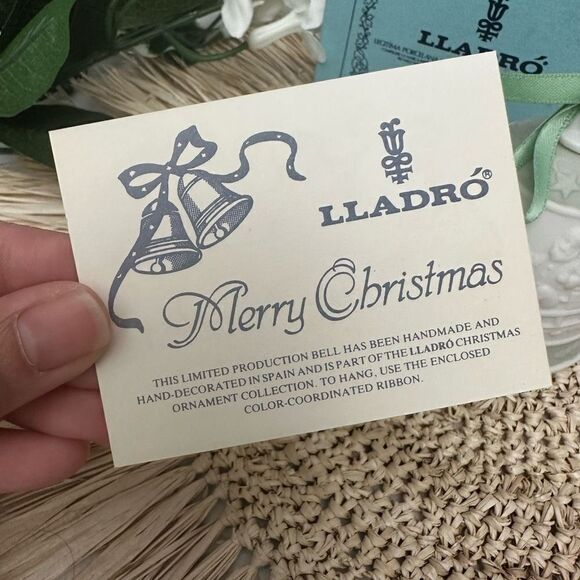 LLADRO Annual Christmas Bell Ornament Collection Vintage Circa 1988 RARE W/ Box - Picture 3 of 6